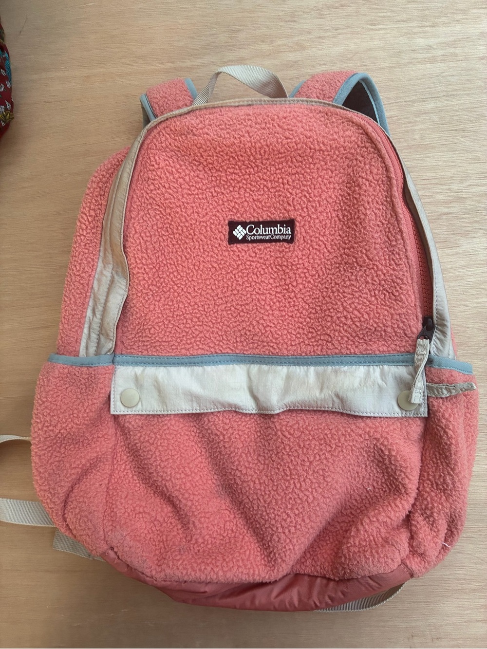 Columbia Sportswear Coral Pink Sherpa Fleece Backpack